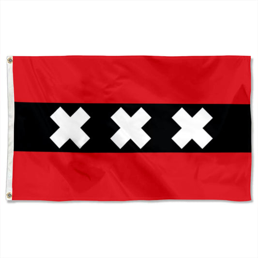 Fyon Amsterdam City Flag Indoor and outdoor banner