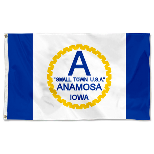 Fyon Anamosa, Iowa flag  Banner