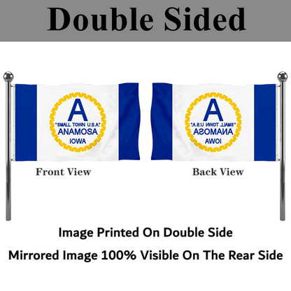 Fyon Anamosa, Iowa flag  Banner