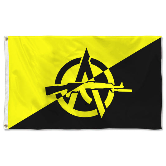 Fyon Anarcho-Capitalist AK flag Indoor and outdoor banner