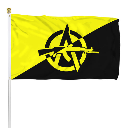 Fyon Anarcho-Capitalist AK flag Indoor and outdoor banner