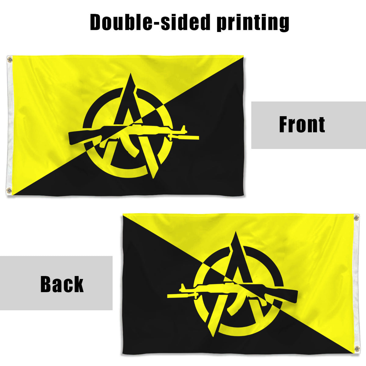 Fyon Anarcho-Capitalist AK flag Indoor and outdoor banner