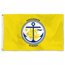 Fyon Anchorage, Alaska  Flag Banner