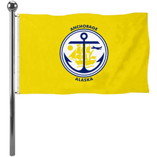 Fyon Anchorage, Alaska  Flag Banner