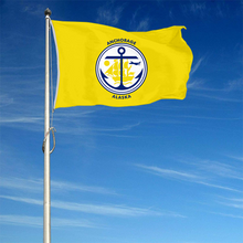 Fyon Anchorage, Alaska  Flag Banner
