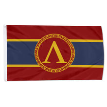 Fyon Ancient Style Polis of Sparta Flag Banner