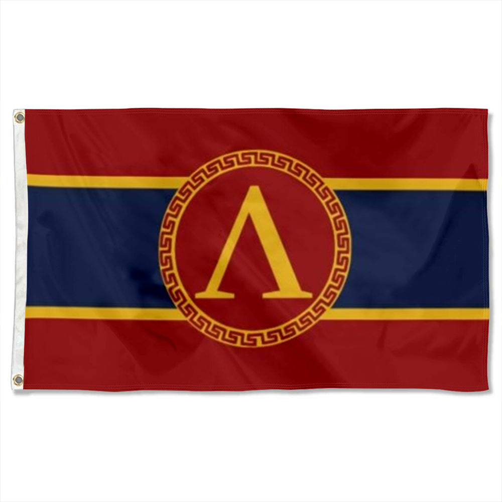 Fyon Ancient Style Polis of Sparta Flag Indoor and outdoor banner
