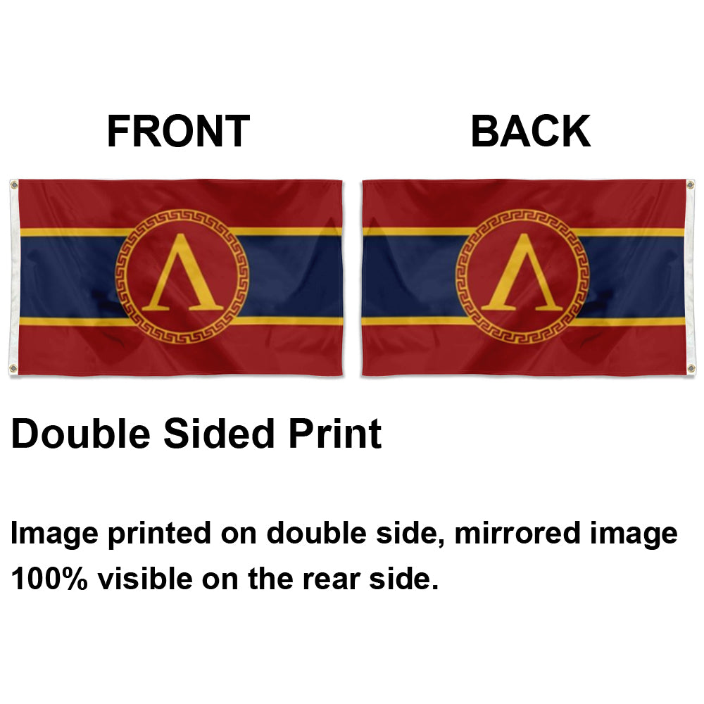 Fyon Ancient Style Polis of Sparta Flag Indoor and outdoor banner
