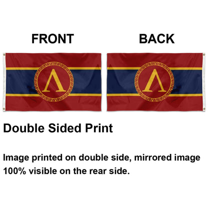 Fyon Ancient Style Polis of Sparta Flag Indoor and outdoor banner