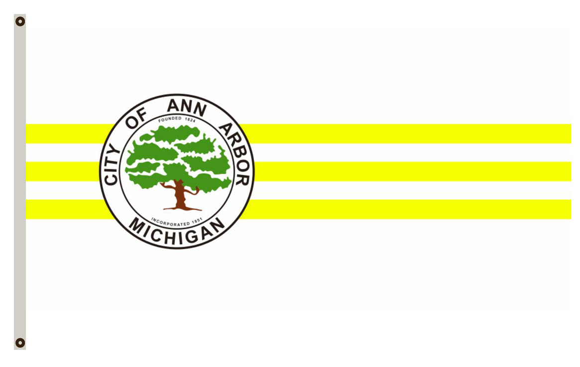 Fyon Ann Arbor flag Michigan banner