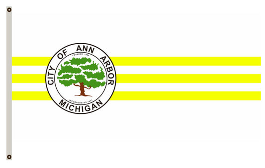 Fyon Ann Arbor flag Michigan banner