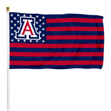 Fyon Arizona Wildcats Stars and Stripes Flag Banner