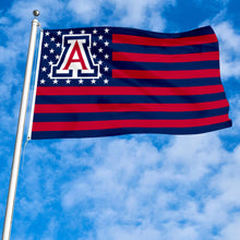 Fyon Arizona Wildcats Stars and Stripes Flag Banner