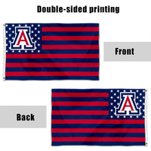 Fyon Arizona Wildcats Stars and Stripes Flag Banner