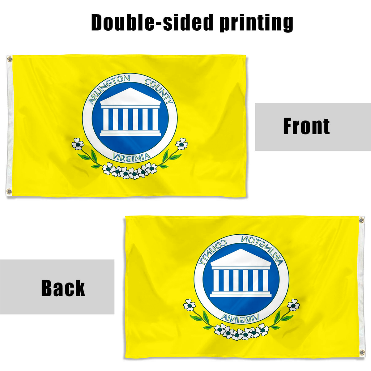 Fyon Arlington County flag Virginia Indoor and outdoor banner