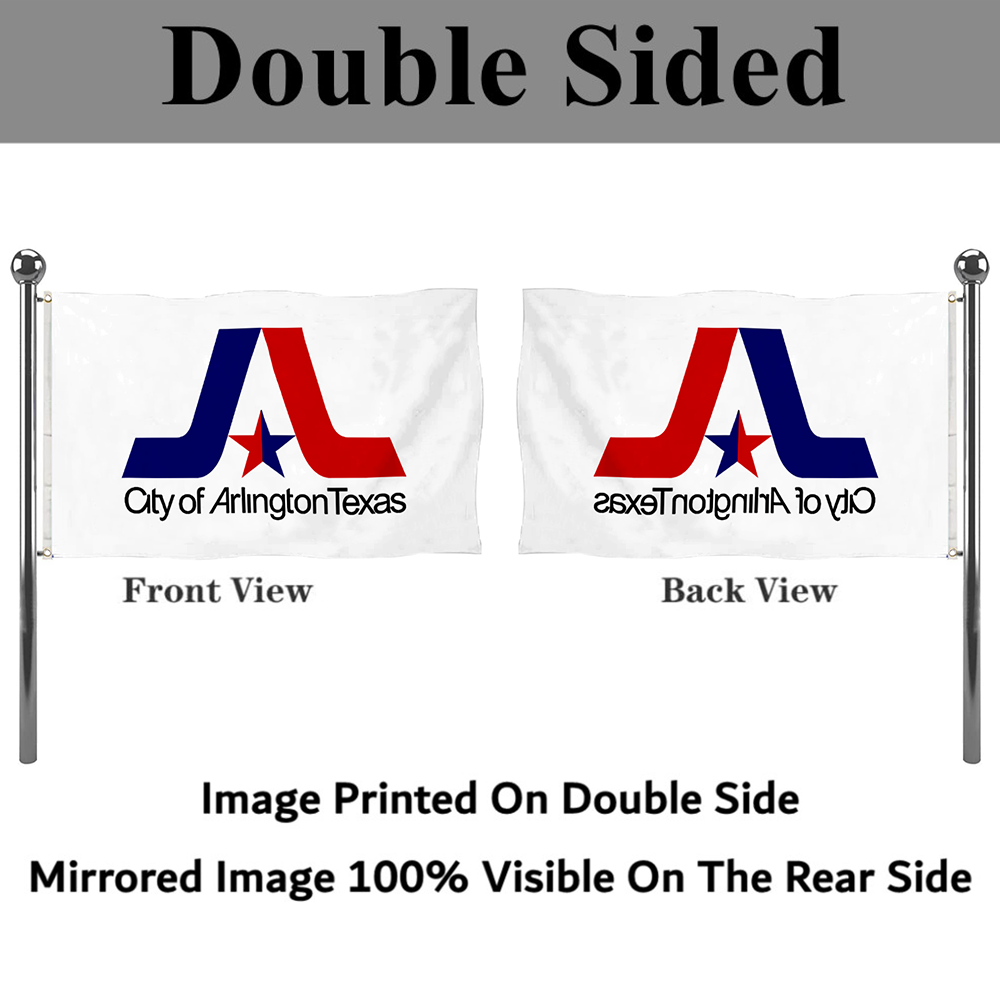 Fyon Arlington, Texas flag(2008)  Banner