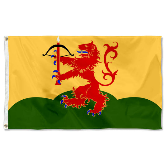 Fyon Arms Kronoberg County flag Indoor and outdoor banner