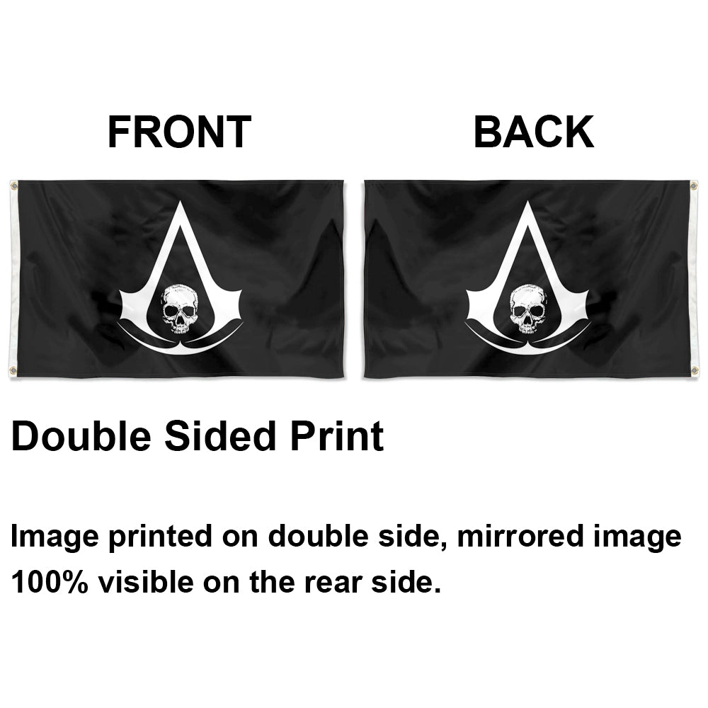 Fyon Assassin’s Creed IV Black Flag Pirate Indoor and outdoor banner