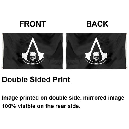 Fyon Assassin’s Creed IV Black Flag Pirate Indoor and outdoor banner