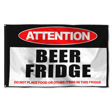 Fyon Attention Beer Fridge Flag  Indoor and Outdoor Banner