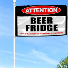 Fyon Attention Beer Fridge Flag  Indoor and Outdoor Banner