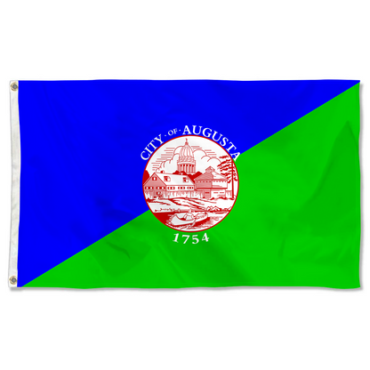 Fyon Augusta, Maine flag  Banner