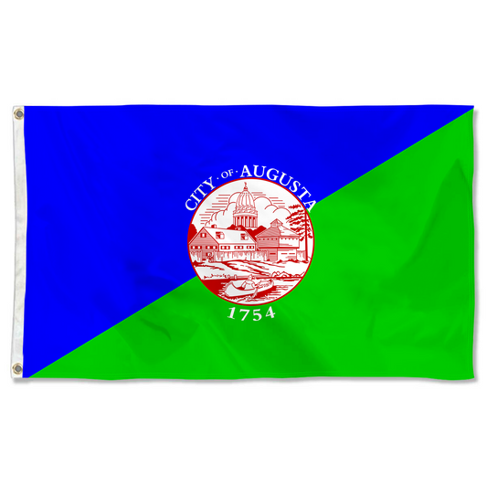 Fyon Augusta, Maine flag  Banner