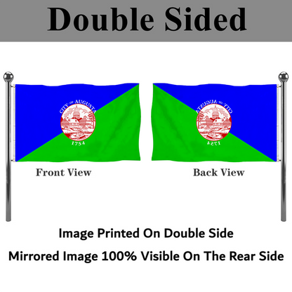 Fyon Augusta, Maine flag  Banner