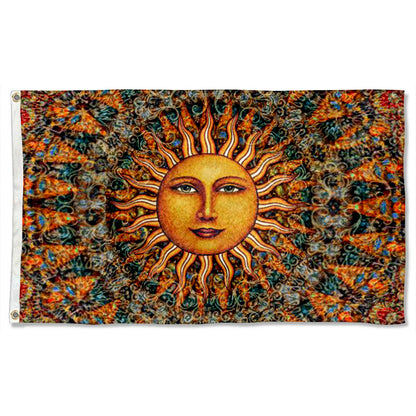 Fyon Aurora Sun Artist Flag Indoor and Outdoor Banner