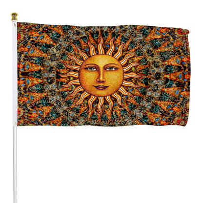 Fyon Aurora Sun Artist Flag Indoor and Outdoor Banner