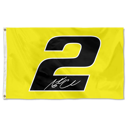 Fyon Austin Cindric #2 Racing Car Flag  Indoor and Outdoor Banner