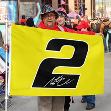 Fyon Austin Cindric #2 Racing Car Flag  Indoor and Outdoor Banner