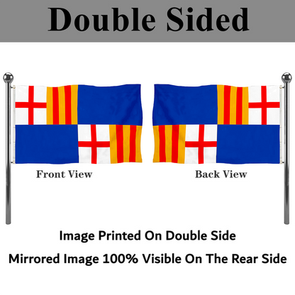 Fyon Barceloneta, Puerto Rico flag banner