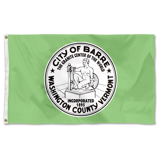Fyon Barre, Vermont flag Banner