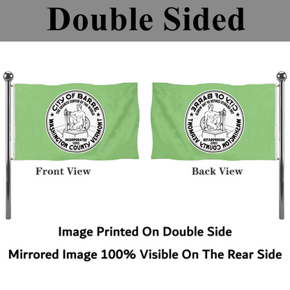 Fyon Barre, Vermont flag Banner