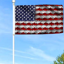 Fyon Bass Fish Bas Fishing American  Flag  41553 Indoor and outdoor banner