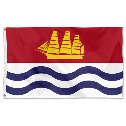 Fyon Bath, Maine flag  Banner
