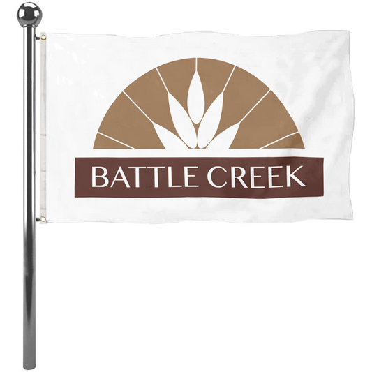 Fyon Battle Creek, Michigan flag Banner