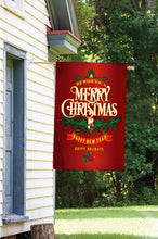 Fyon Merry Christmas Santa Claus Decorative Double Sided Vertical House Garden Flag 28x40inch --GF101802