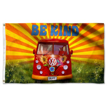 Fyon Be Kind Hippie Van Flower Flag 41563  Indoor and Outdoor Banner