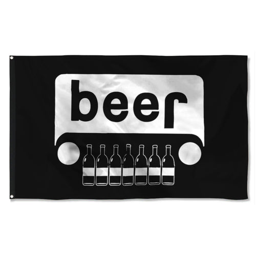 Fyon Beer Bottle Flag  Indoor and Outdoor Banner