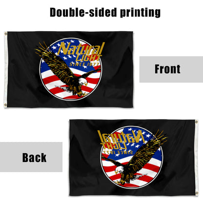 Fyon Beer Natural American Eagle Flag Banner