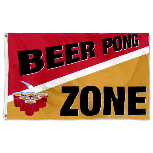 Fyon Beer Pong Zone Flag  Indoor and Outdoor Banner