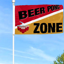 Fyon Beer Pong Zone Flag  Indoor and Outdoor Banner