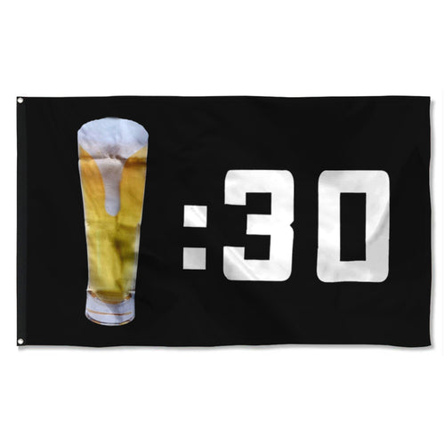 Fyon Beer vs 30 Flag  Indoor and Outdoor Banner