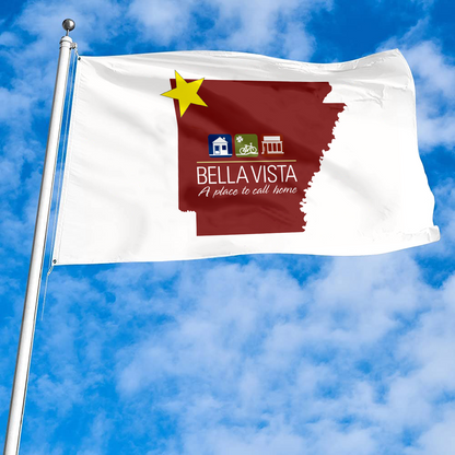 Fyon Bella Vista, Arkansas Flag  Banner