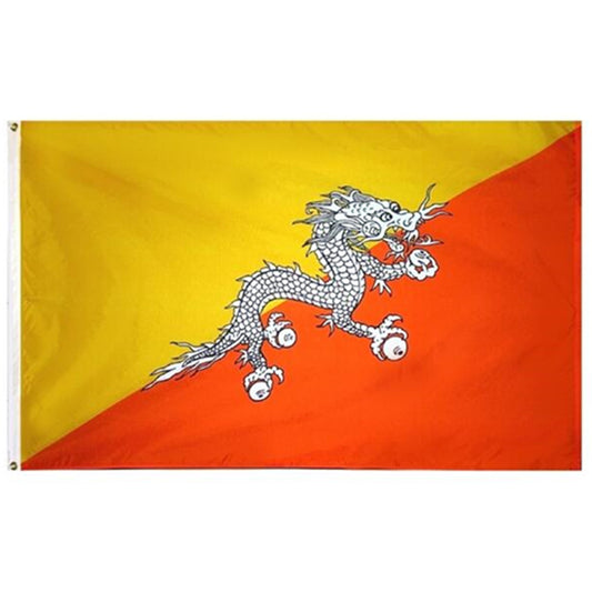 Bhutan Flag Indoor and outdoor banner