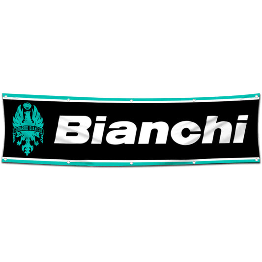 Fyon Bicycles Garage Shop Decor Banner Works for Bianchi Flag 2x8 Feet