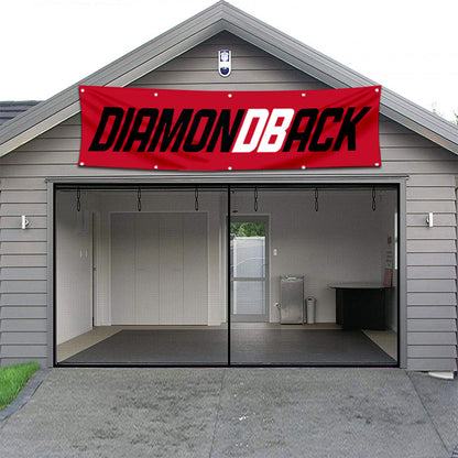 Fyon Bicycles Garage Shop Decor Banner Works for Diamondback Flag 2x8 Feet