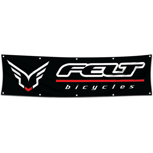 Fyon Bicycles Garage Shop Decor Banner Works for Felt Flag 2x8 Feet